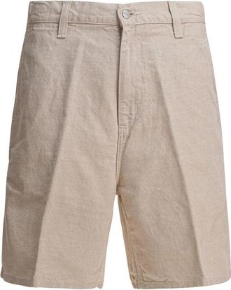 Carhartt Work in Progress Relaxed Fit Cargo Pants - Heren - Korte Broeken - Beige - S - Korte Broeken