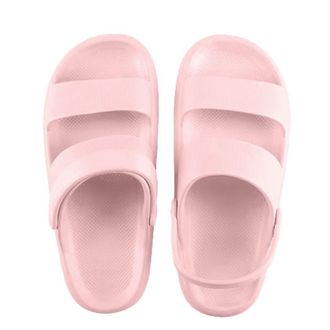 Generic Womens Flip Flops with Strap Back for Men and Women Bathing Shoes Casual Cloud Shoes Flat Super Soft Summer Shoes Wide Feet Bath Mules Beach Shower fo