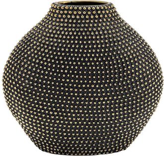 Sagebrook Home Ceramic 16In Beaded Vase