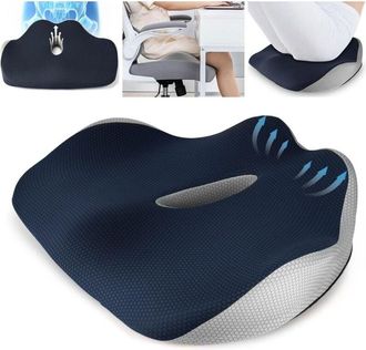 OEM Coj&iacute;n Para Silla, Coj&iacute;n Para Asiento, Coj&iacute;n Para Silla De Oficina, Espuma Viscoel&aacute;stica, Coj&iacute;n Para Coche, Funda Lavable, Moldeador De Cadera, Coj&iacute;n P