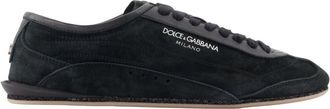 Dolce & Gabbana Gimondi Plus Sneakers - Heren - Sneakers - Zwart - 43 EU - Leer - Schoenen