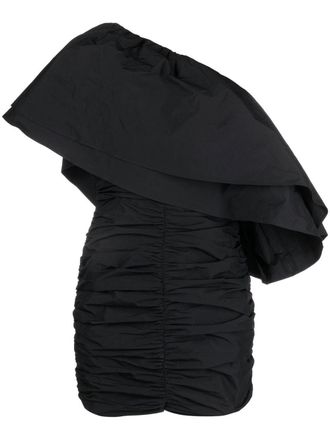 Rotate Asymmetrische mini-jurk - Zwart