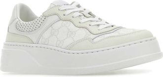 Gucci Womens White Leather Sneakers Grwhwhwhwhwh