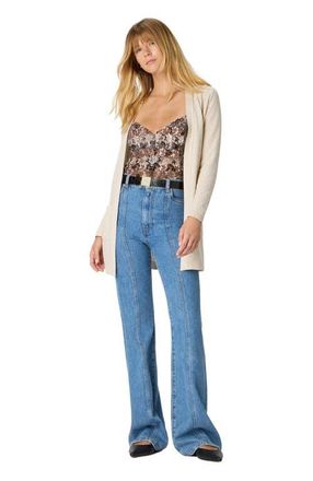 Missoni Chevron Pattern Belted Cardigan in Beige at Nordstrom, Size X-Small