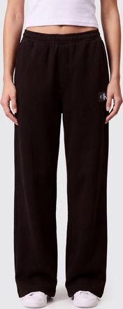 Calvin Klein Black Cotton Jogging Trousers with Elasticated Waist and Logo