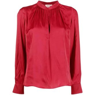 Zadig&Voltaire Camicia Tink in raso - - Blouses & Shirts - Donna - Rosso - S