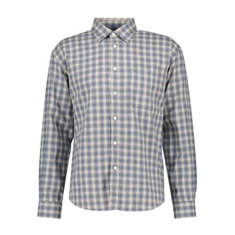 Nn.07 Nn07 - Deon 5465 Flanellen Shirt - Heren - Overhemden - Blauw - Maat: M Flanel
