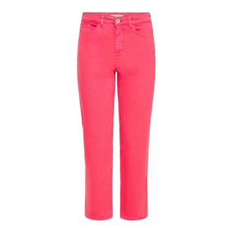 Ichi Ichi - Cropped jeans - Dames - Jeans - Roze - Maat: W26 L32