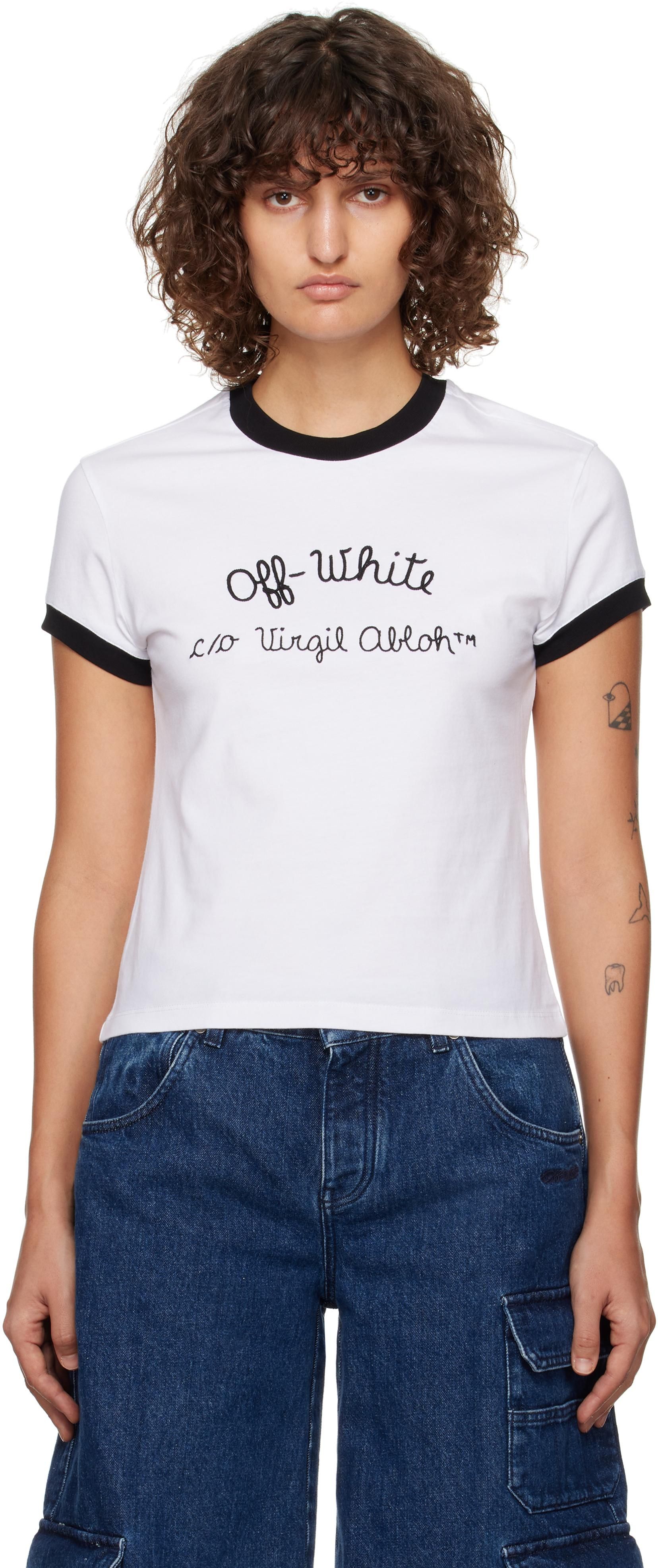 Off white women's t shirt sale best sale