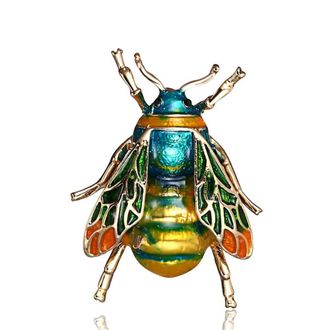 Generic Bee Fly Insect Brooch Clothes Accessories Brooches Birthday Gifts New Released Multicoloured