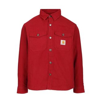 Carhartt Work in Progress Selby Shirt Jacket - male - Carhartt Wip - Light Jackets - Red - XS - Jackets