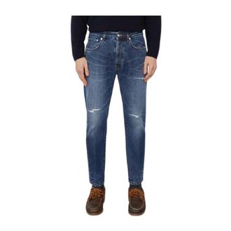 People Slim-fit Jeans, male, Blue, Size: W38 Rico 3506