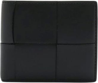 Bottega Veneta Pre-owned Wallets, male, Black, Size: ONE SIZE Pre-owned Maxi Intrecciato Leather Wallet