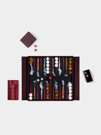 Alexandra Llewellyn Cigar Travel Backgammon Set