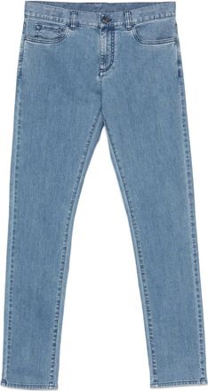 Canali Jeans con applicazione logo - Blu