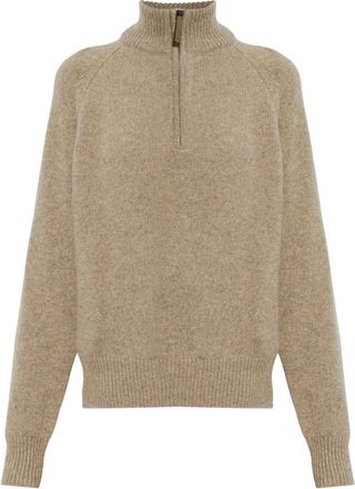 Sease Athos Kasjmier Trui - Dames - Cashmere truien - Beige - S - Kasjmier - Truien & Vesten