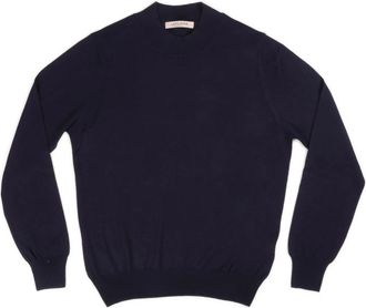 La Fileria Stijlvolle Sweatshirts en Hoodies - Heren - Coltruien - Blauw - 4XL - Polyester - Truien & Vesten