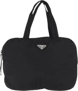 Prada Pre-owned Vintage Nylon Handtas - Dames - Vintage Handtas - Zwart - ONE Size - Nylon - Vintage
