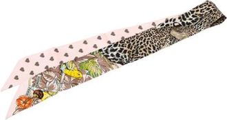 Herm&egrave;s Pre-owned Twilly Scarf Jungle Love - unisex - Herm&egrave;s Vintage - Vintage Scarves - Multicolor - ONE SIZE - Pre-owned