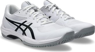 Asics Tennisschuh ASICS GAME FF, Herren, Gr. 42,5, wei&szlig;, schwarz, Textil, Schuhe Tennisschuh, Multicourt-Schuh, Allcourt-Schuh