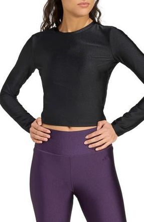 adidas AEROREADY Long Sleeve Top in Black at Nordstrom Rack, Size X-Small