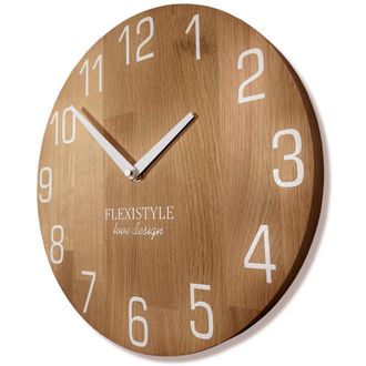 OEM Reloj De Pared De Madera Natur 30 Cm