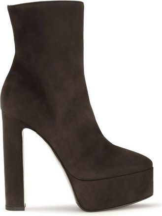 Le Silla Suede Leather Ankle Womens Boots