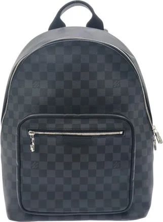 Louis Vuitton Graphite Coated Canvas Backpack (Pre-Owned)