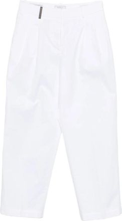 PESERICO Pleated-details Trousers