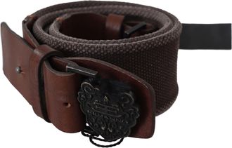Ermanno Scervino Leather Wide Buckle Waist Womens Belt