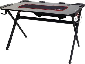 Hhg Hhg - Escritorio 177, Escritorio Ordenador Escritorio Juvenil, Gaming 120x75cm Mvg Negro