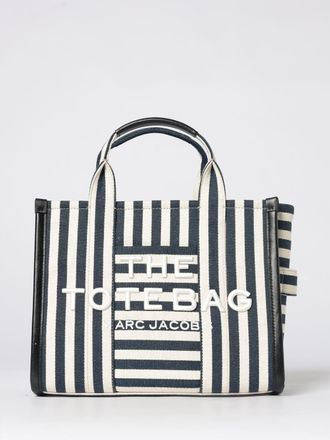 Marc Jacobs Borsa The Medium Tote Bag Marc Jacobs in cotone a righe