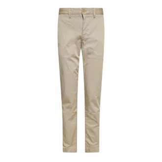 Lacoste Slanke chinos van katoen voor heren (Beige)