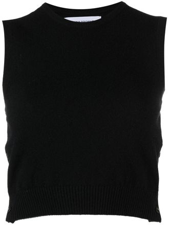 Thom Browne Kasjmier top - Zwart