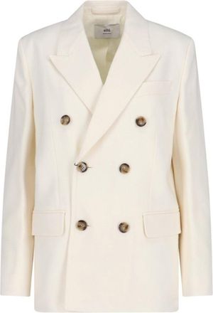 Ami Double-Breasted Blazer - White
