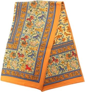 Herm&egrave;s Pre-owned Silk scarves - Dames - Vintage Accessoires - Veelkleurig - ONE Size - Vintage