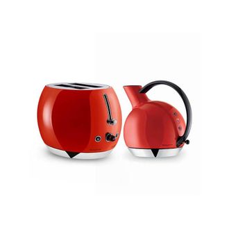 Bugatti Giulietta Kettle and Romeo Toaster Set Red - Bugatti