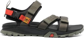Timberland touch-strap open-toe sandals - men - Fabric/Rubber/Fabric - 10 - Green