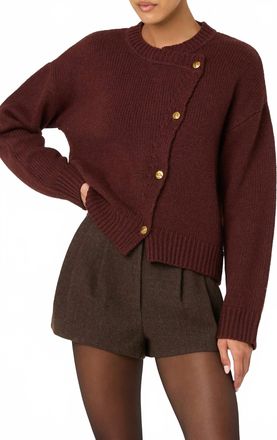 Astr Jackeline Cardigan In Wine