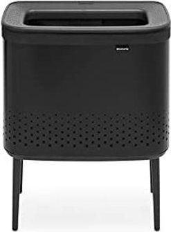 Brabantia Bo Cesta De Ropa Negra De 60 Litros Pr&aacute;ctica