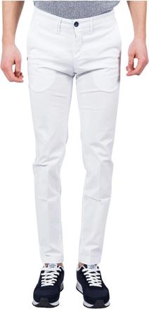 Re-hash chino - Heren - Chinos - Wit - W32 - Katoen - Broeken
