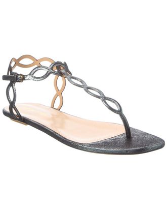 Sergio Rossi Mermaid Suede Sandal