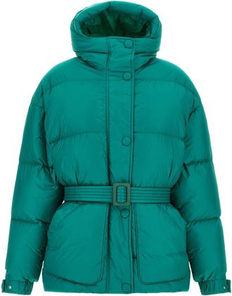 Ienki Ienki Michlin Down Jacket - Dames - Gewatteerde jassen - Groen - XS - Katoen - Jassen