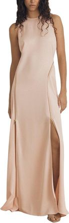 Reiss Leanna Sleeveless Wool-Blend Zip Dress
