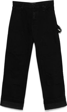 Simone Rocha Jeans con decorazione - Nero