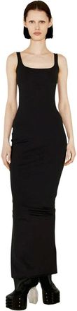 Entire studios Vestido largo con escote cuadrado - Dresses - Mujer - Negro - XS