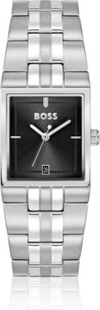 BOSS Strivo stainless-steel watch with stripe detail
