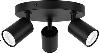 OEM Faretto Da Soffitto, Teste Gu10 Regolabili, Design Moderno, Plafoniera A 3 Teste, Lampadina Non Inclusa
