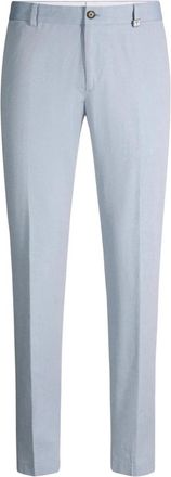 Joop Chino Broek met Fijne Textuur - Heren - Nette broeken - Blauw - 2XL - Katoen - Broeken