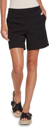 Lyssé ntials Amanda Stretch Twill Shorts in Black at Nordstrom, Size X-Small